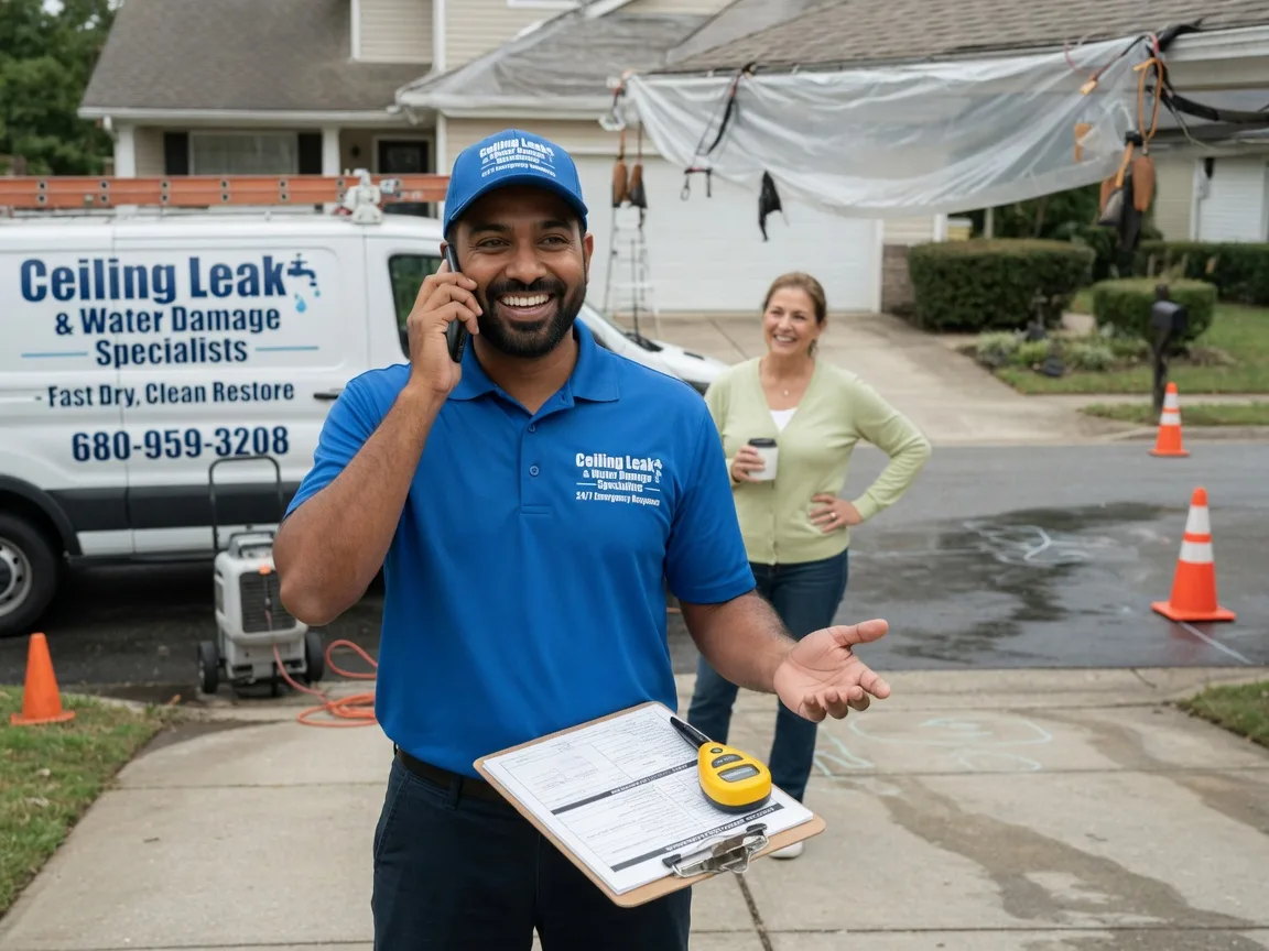 Ceiling Leak Cleanup Ghent, KY FAQs
